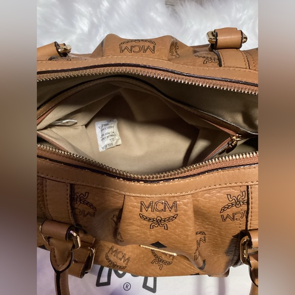 MCM Cognac Bowler’s Bag - Picture 4 of 16